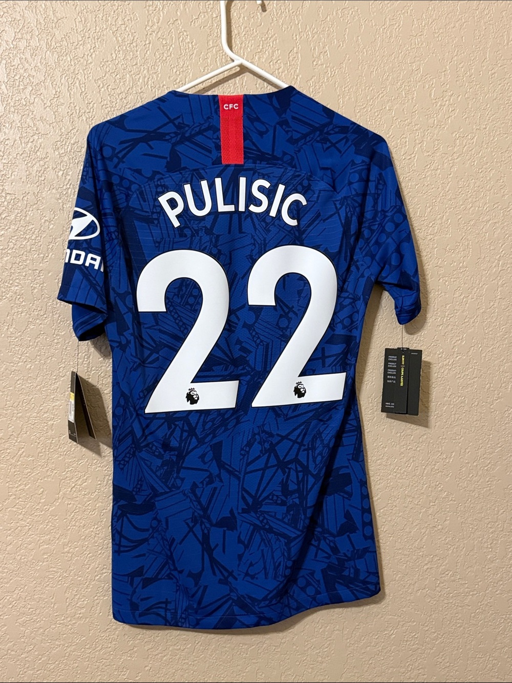 Nike Men's Blue Chelsea Pulisic #22 Soccer Jersey